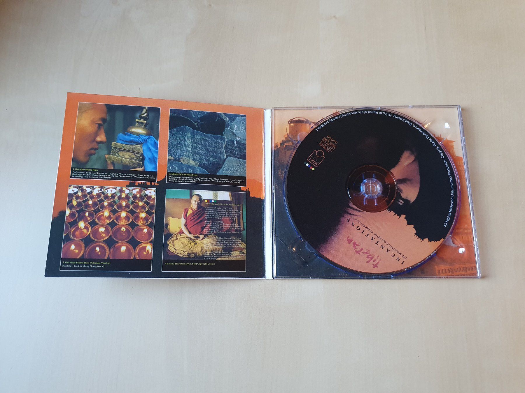 CD: Tibetan Incantations – Usato da Stansstad venduto da collectorsshop 2