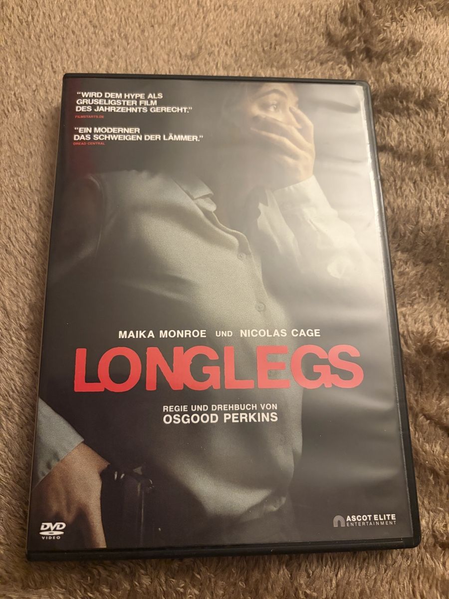 Alle DVDs: Longlegs – Neu (gemäss Beschreibung) aus Wynau von rem_5tpw