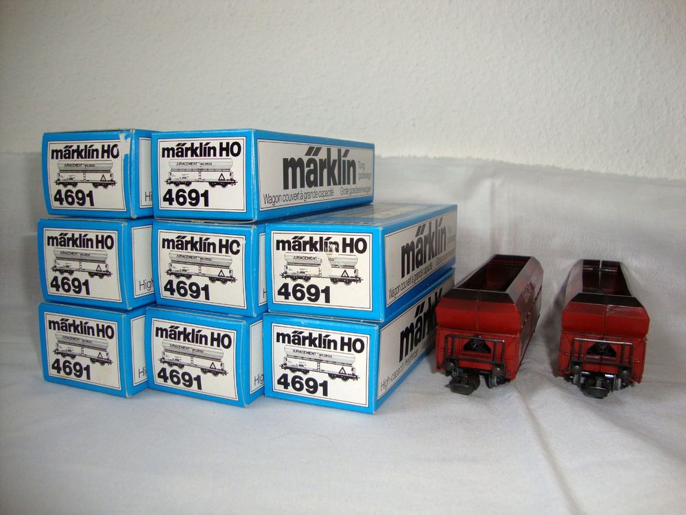 10 Märklin Güterwagen 