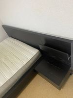 IKEA Malm Bett (140x200 cm) inkl. Nachttisch ++