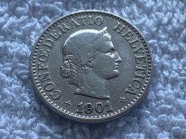 10 centimes/rappen 1901
