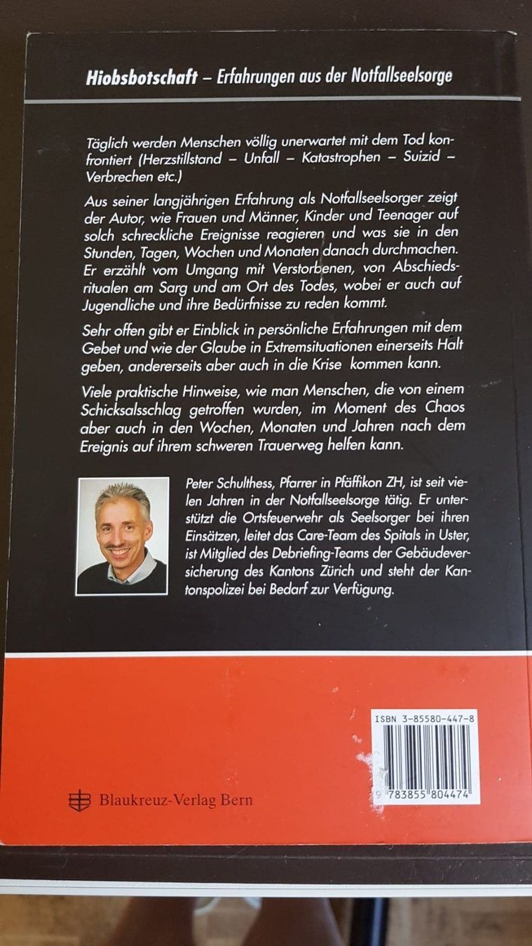 Libri: Hiobsbotschaft -  Notfallseelsorge NEU – Nuovo (secondo la descrizione) da Spiegel b. Bern venduto da sus_xj97 1