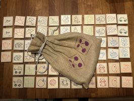 Argo Memory-Spiel aus Holz mit 32 Doppelbilder