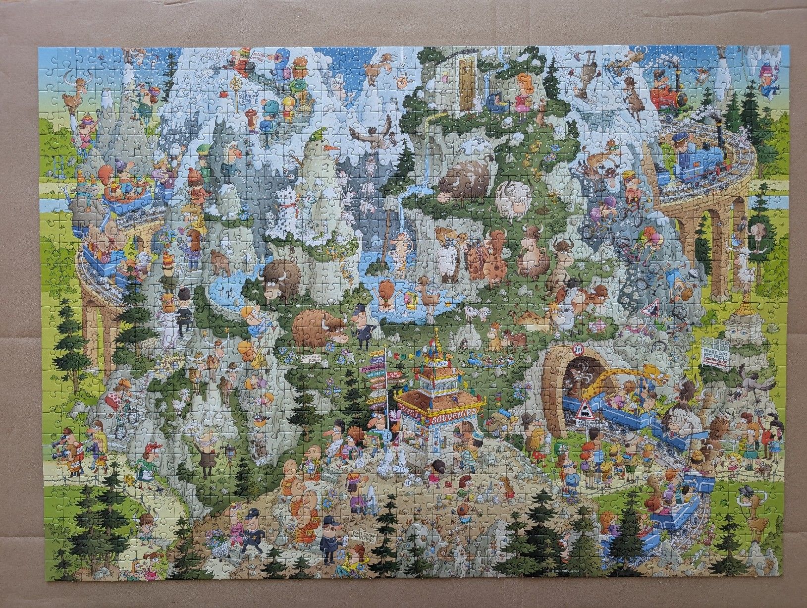 Heye Puzzles: Funky Zoo 1000pc puzzle – Gebraucht aus Bassersdorf von isnotyourname 1