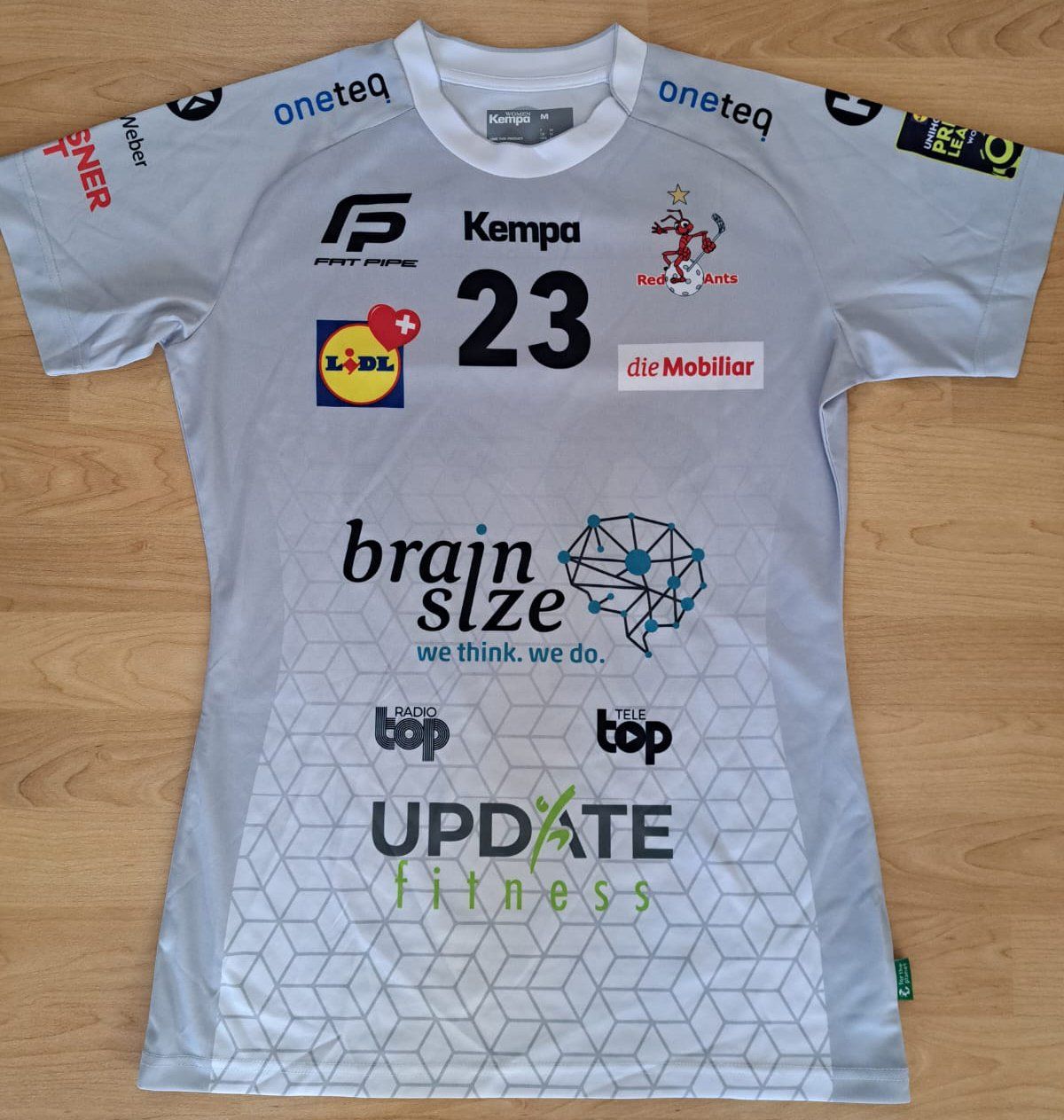 Canottiere & Pantaloni: Red Ants Matchshirt L-UPL #23 grau – Usato da Winterthur venduto da RedAnts