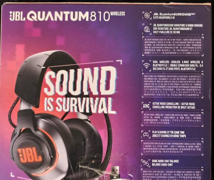 Cuffie: JBL Quantum 810 Wireless Gaming Headset - Neuwertig! – Usato da Schwarzenegg venduto da krottis1983