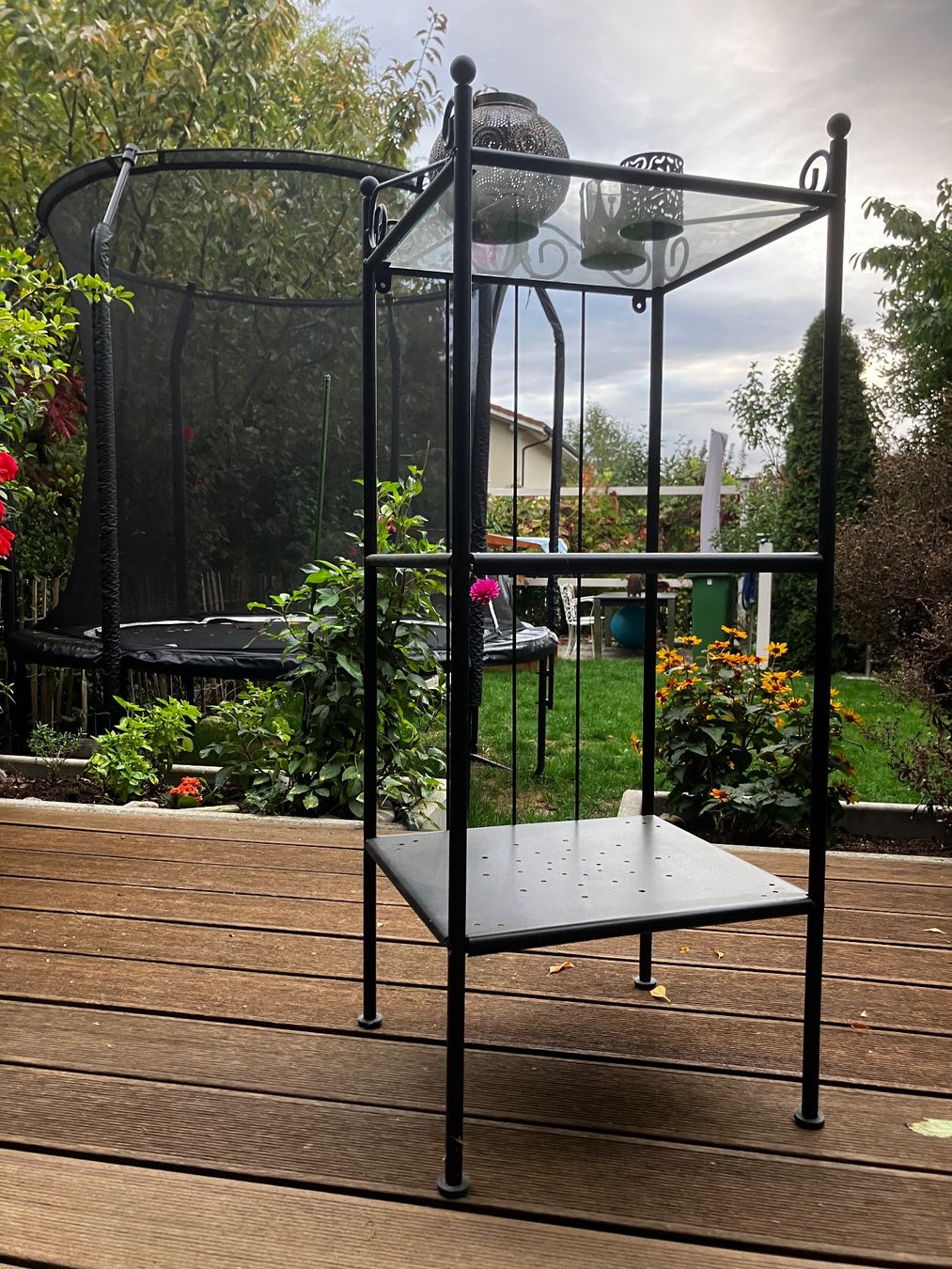 Étagères: Metall-Regal mit Glas – D'occasion à Rubigen par MichaelSPolka 1