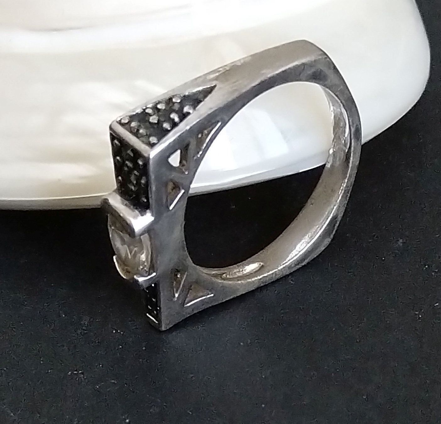 Anelli: DESIGNER RING IN 925 SILBER – Usato da Romanshorn venduto da Glitzer-Paradies 6