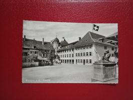 Wangen an der Aare Kaserne s/w Karte