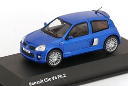 Renault Clio II V6 24V Phase II 2002-2005 blau met.     1:43
