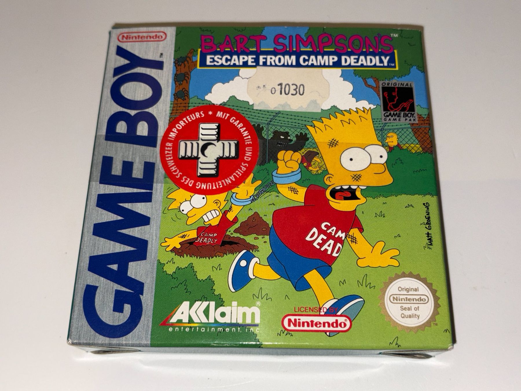 Nintendo Giochi: Bart Simpson's Escape from Camp Deadly - Game Boy - OVP – Usato da Zürich venduto da VintagePalace 3