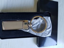 Personalisierbarer Schlüsselanhänger Silber