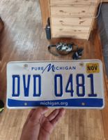 Original USA Nummernschild Michigan – Deko / Sammler – US