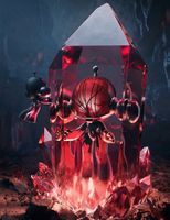 Pop Mart MEGA Skullpanda Red Crystal 33cm