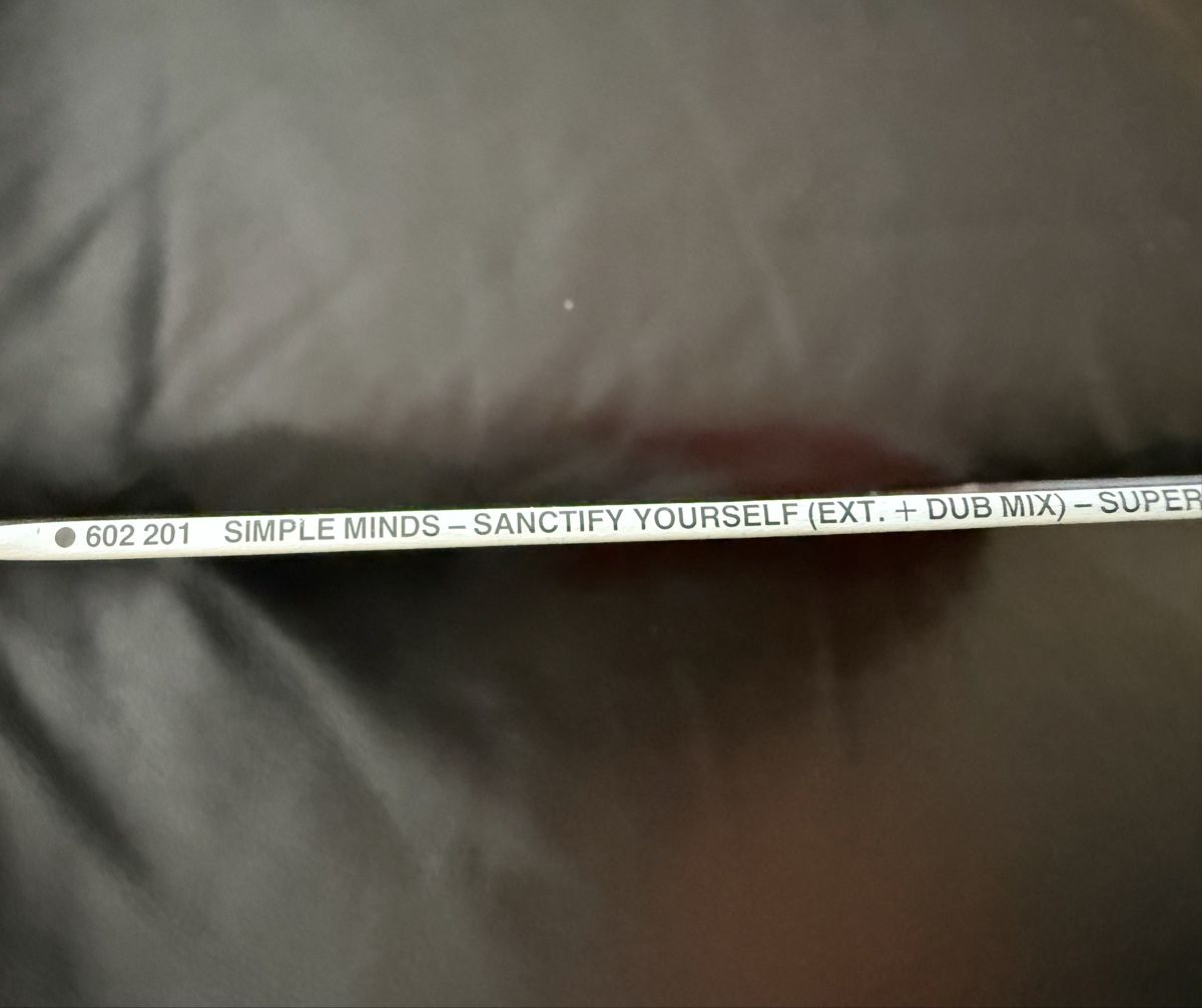 Dischi in vinile: Simple Minds Sanctify Yourself Extended Mix 12“ Single – Usato da Goldach venduto da Donpancho 5