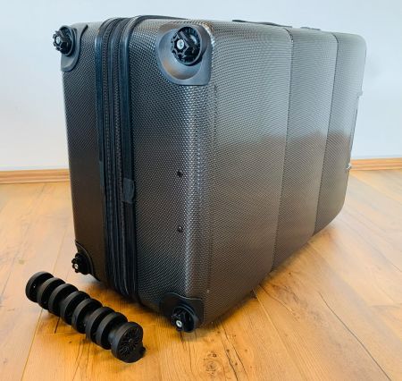 Koffer Polycarbonat gateBAG XL 76cm abnehmb. Rollen GRAU NEU