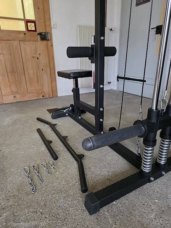 Hometrainer: Latzug plus 2 griffe & 50 mm adapter – Gebraucht aus Schaffhausen von moruk1980