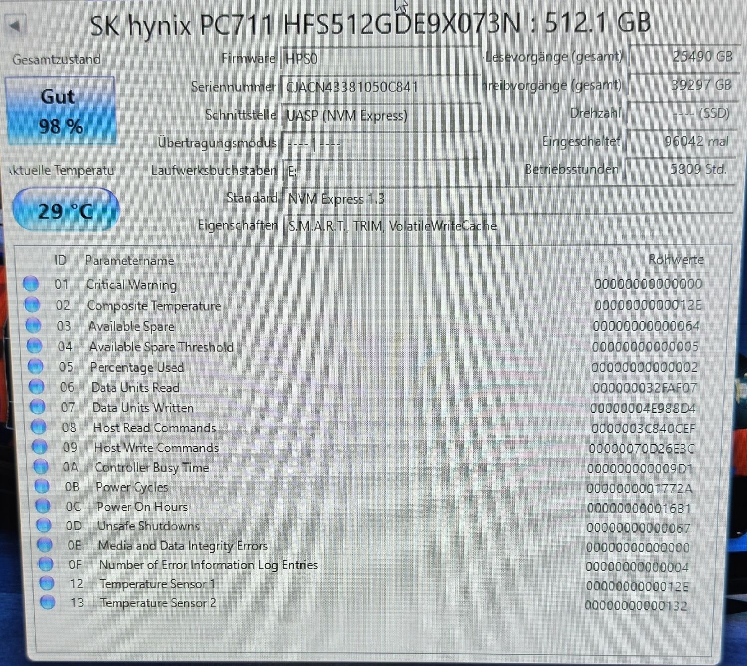 Disques durs: m.2 ssds , 2× 512gb – D'occasion à Chur par B58tech 1