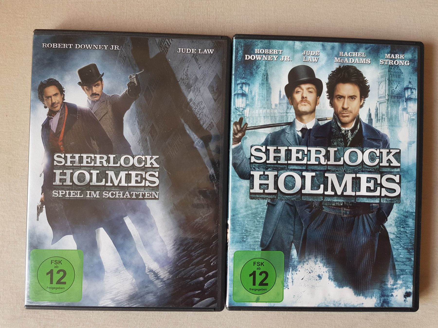 Tutti i DVDs: Beide Sherlock Holmes DVDs mit Robert Downey Jr. – Usato da thun venduto da lucky_manxy