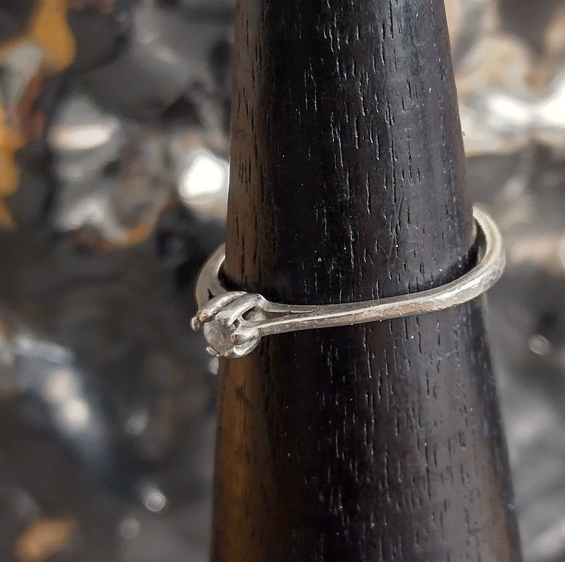 Anelli: SOLITÄR RING IN 925 SILBER – Usato da Romanshorn venduto da BoutiqueA 1