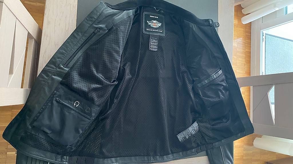 Harley-Davidson Giacche: Blouson veste Harley Davidson cuir noir, L – Nuovo (secondo la descrizione) da Meyrin venduto da Abac007 4
