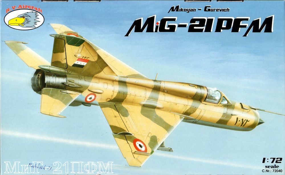 1/72 Mig-21 PFM RV Aircraft 72040 | Kaufen auf Ricardo