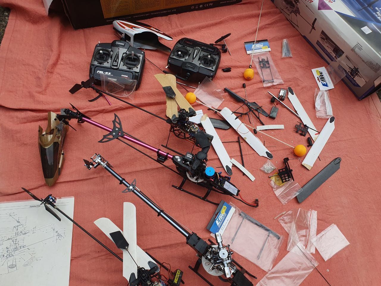 Modellismo RC: Lot élicoptères et pièces Modélisme – Difettoso da Bernex venduto da Mardone 6