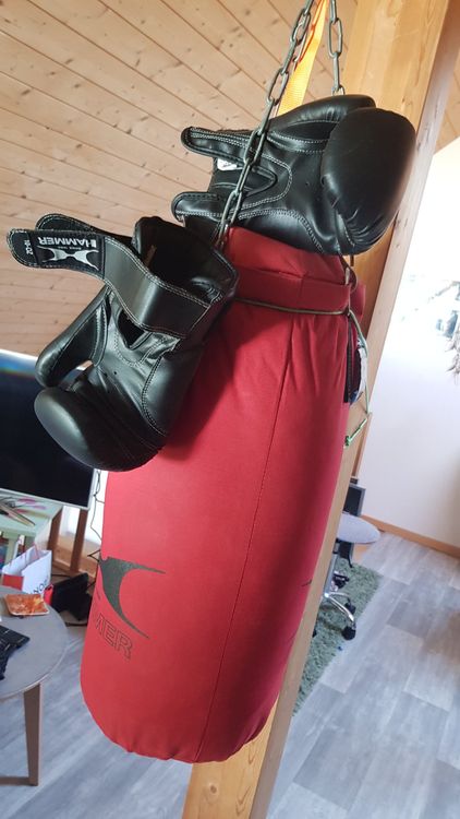 Gants de boxe training pour débutant adulte, rouge et noir pour les clubs et collectivités | Decathlon Pro