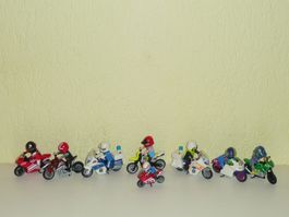 Playmobil " 8 Motorrad-Fahrer "