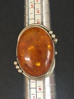 Vintage Ring mit Bernstein