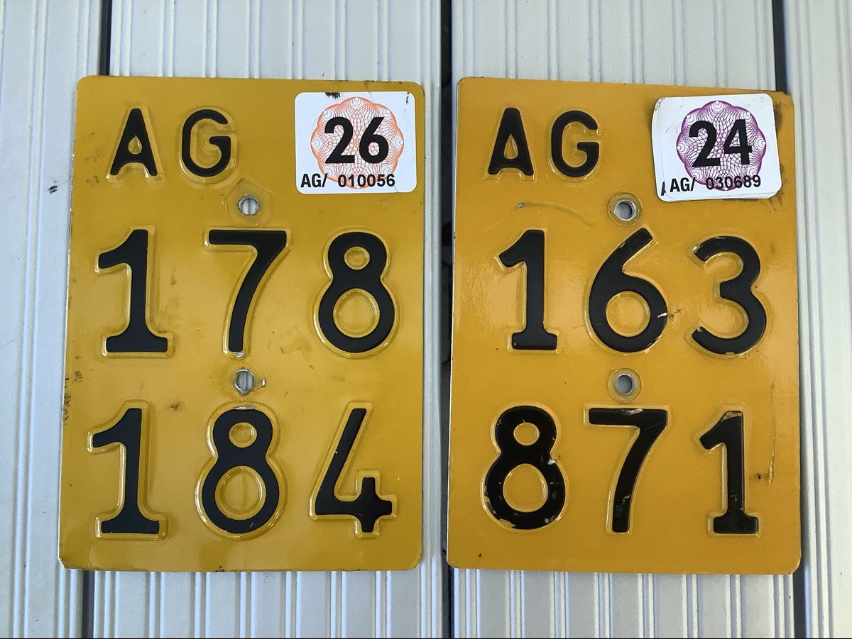 Insegne: Mofanummern AG – Usato da Zofingen venduto da Borni53 1
