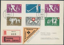 1951 - Pro Patria  Bundesfeier - Satzbrief - 1. August Rütli