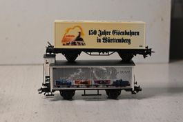 Märklin Güterwagen 150 Jahre Eisenbahnen Württemberg Info...