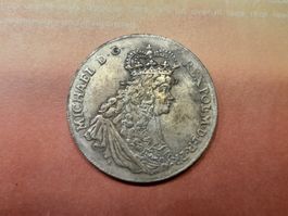 Medal Polish king 1671, 22g