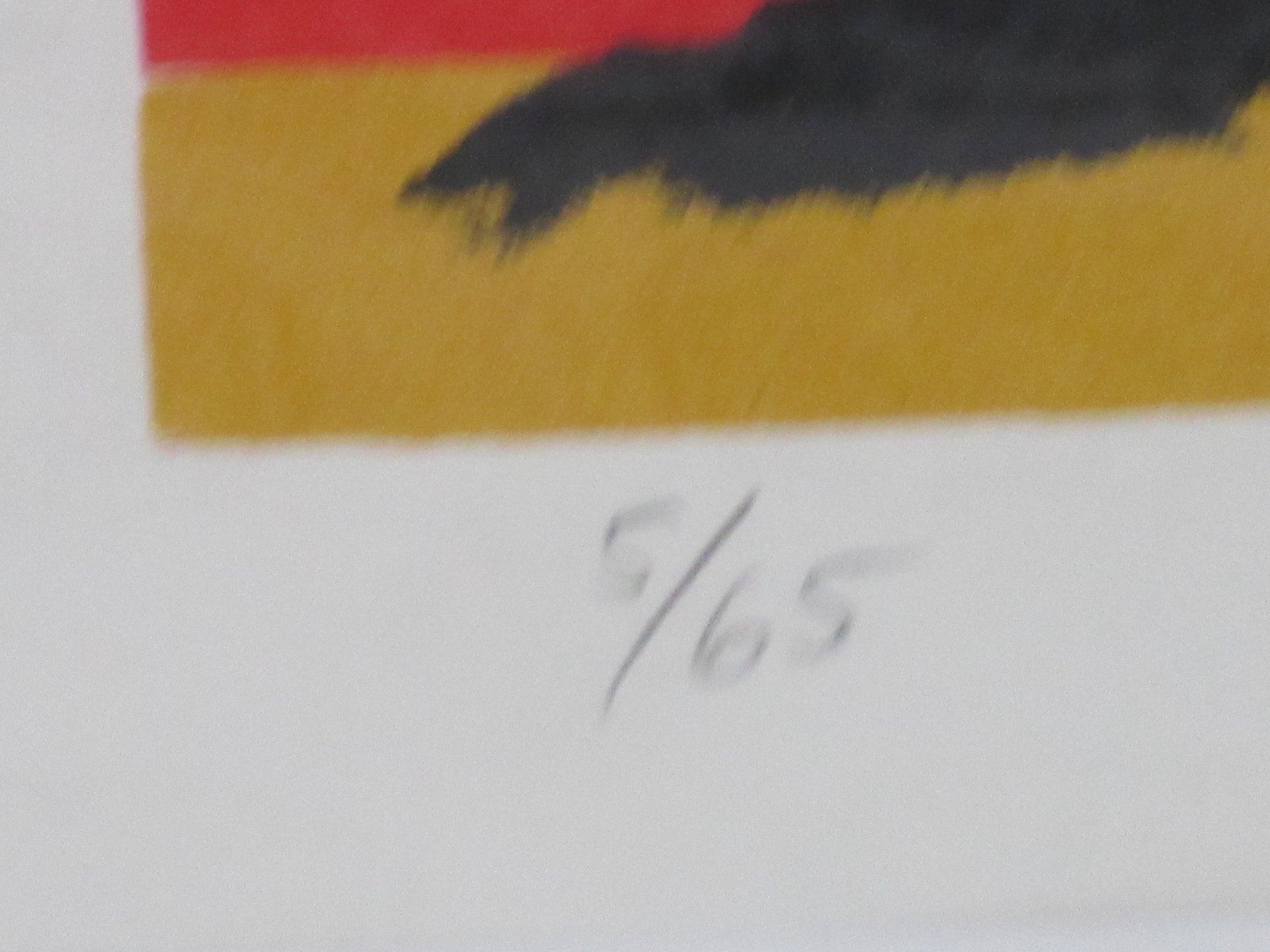 Grafica & Litografie: Rolf Knie ALLE SIND EITEL  hs./hn. 5/65 – Usato da Weinfelden venduto da Kunst2010 3