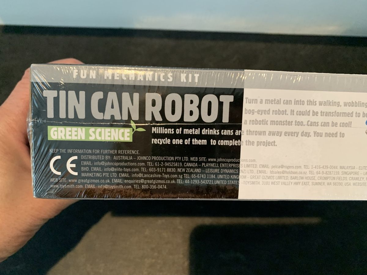 Kit di costruzioni: Tin Can Robot Green science – Nuovo e nell'imballaggio originale da Killwangen venduto da Zermatt5 2