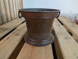 Kupfertopf rund mit zwei Henkeln gebraucht Ø 21 cm