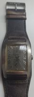 Guess Herren Uhr Silber mit Leder