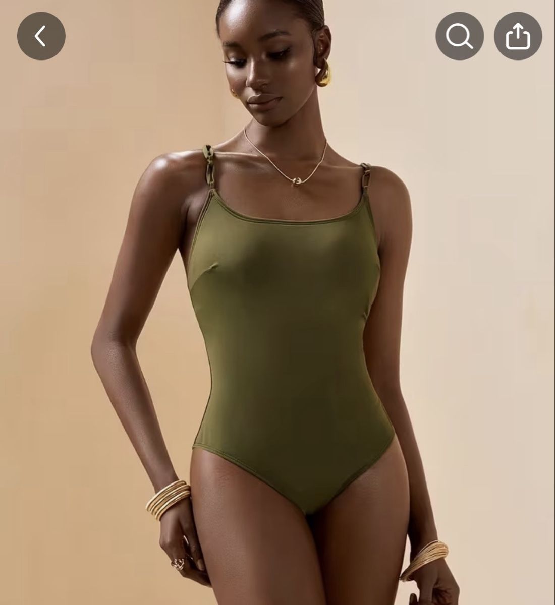 Badekleider & Bikinis: Badeanzug Khaki Grösse M, NEU  – Neu und originalverpackt aus Möhlin von Halylea 4