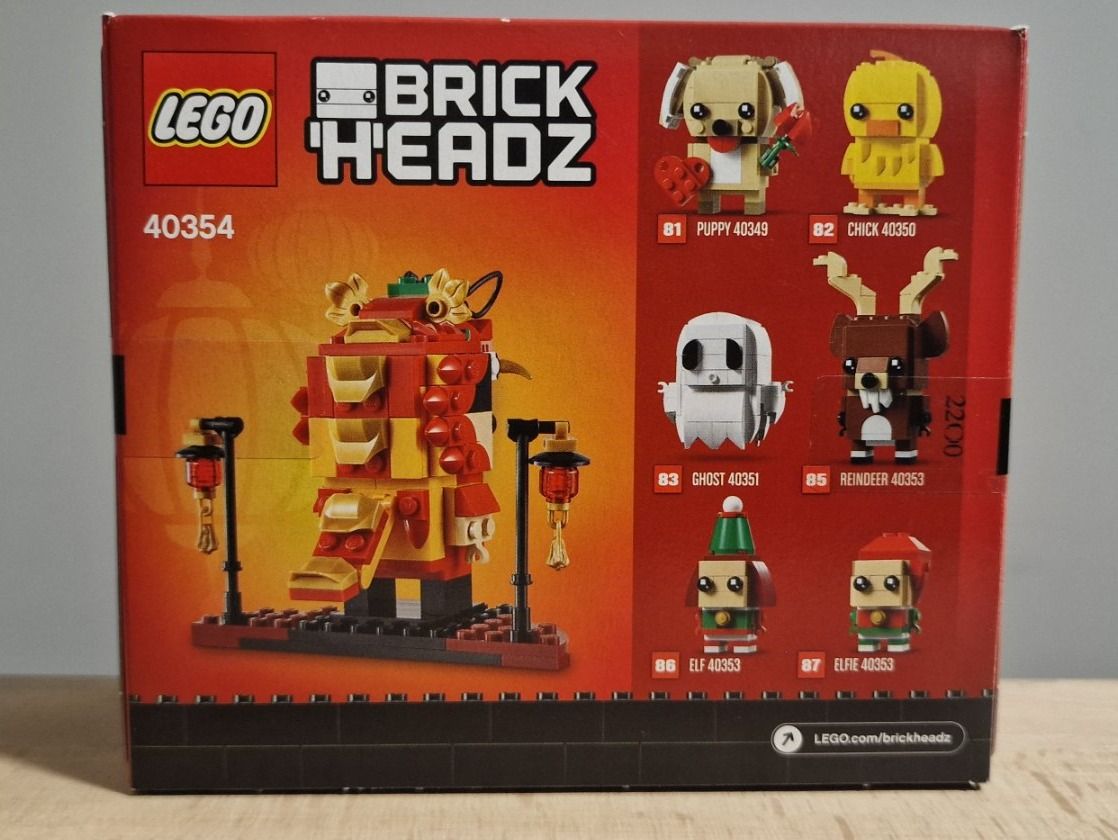 Lego Kit di costruzioni: Lego Brickheadz 40354 Dragon Dance Guy – Nuovo e nell'imballaggio originale da Echichens venduto da aegis0129 1