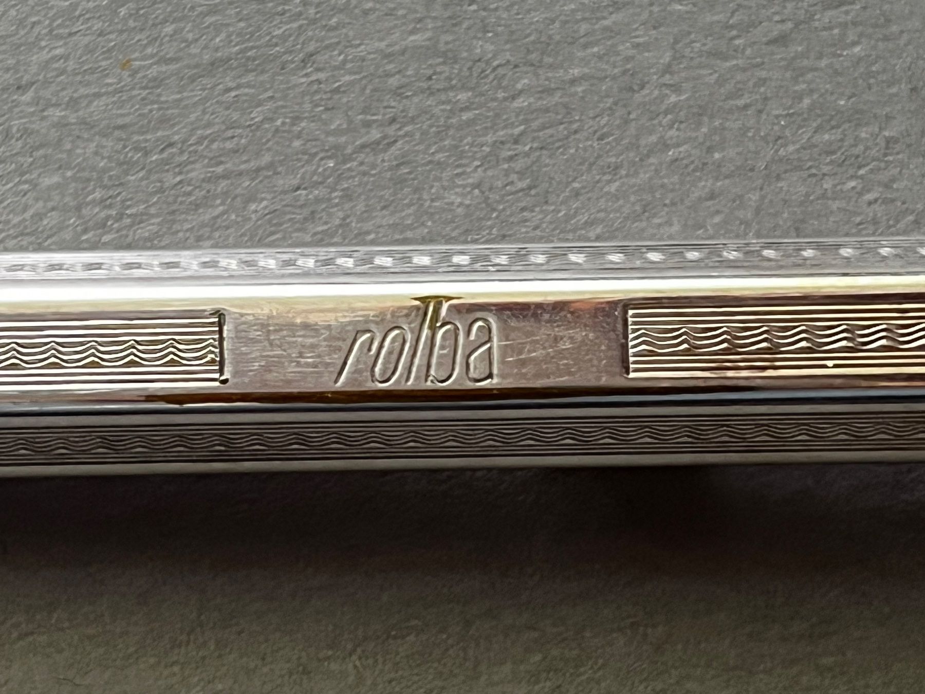 Caran D'Ache Matite, matite colorate & gessi: Caran d’Ache Ecridor Minenhalter "Welle" versilbert ck – Usato da Zürich venduto da FV.vintage 7