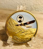 Medaille Schweiz - Alpenüberquerung Oskar Bider 1913