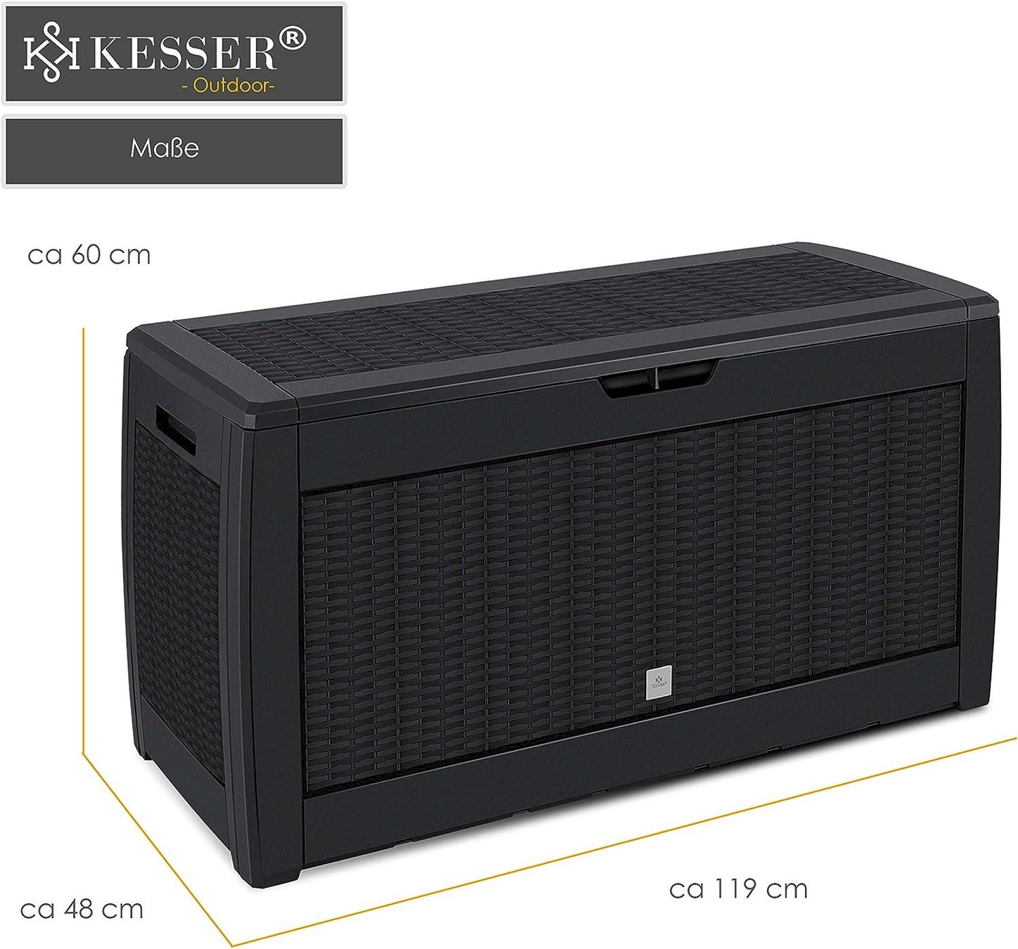 Auflagenboxen: KESSER Auflagenbox 310L Anthrazit – Neu und originalverpackt aus Bottighofen von zaap 8