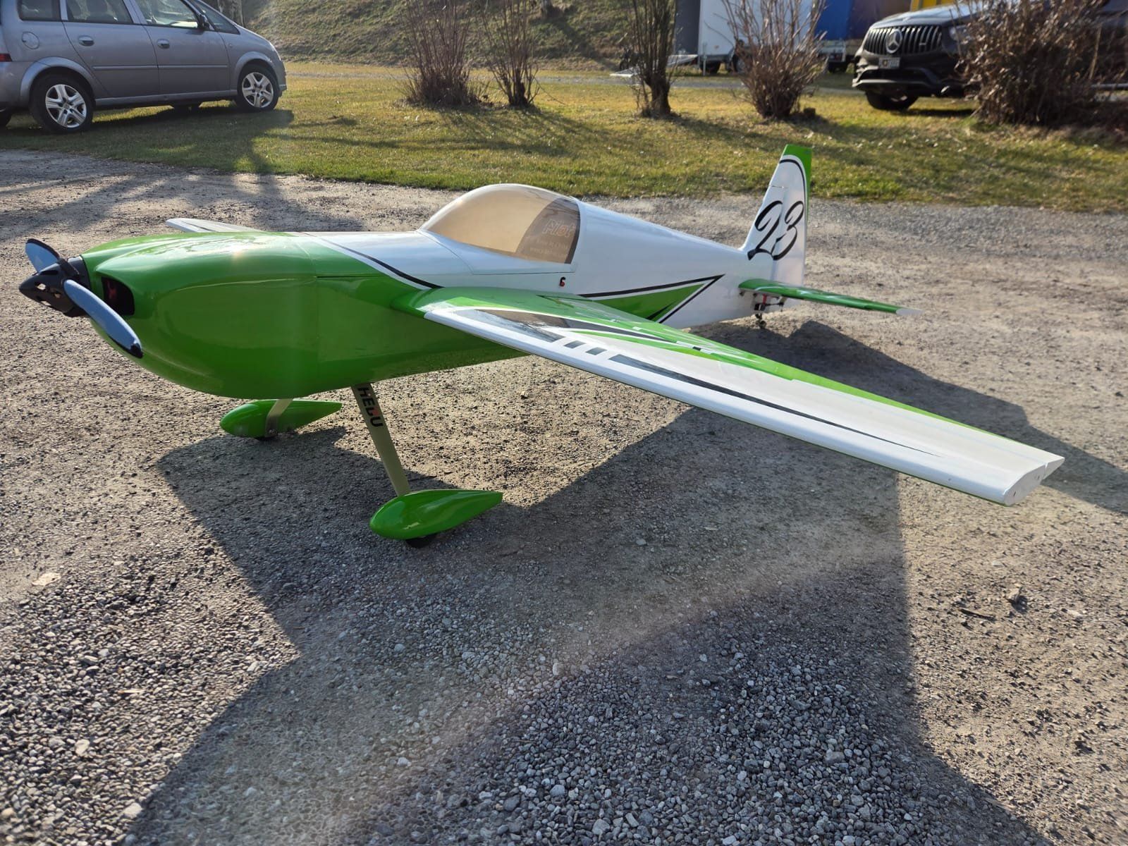 Modellismo RC: Pilot RC Laser 88" Komplett mit Jeti – Usato da Andwil TG venduto da hawaii001