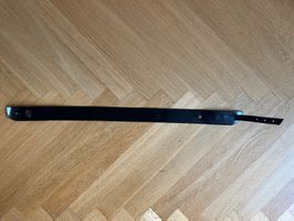 Byblos Damen Ledergürtel Schwarz Echtleder Gesamtlänge 95 cm
