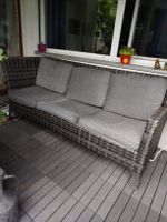 Dreiersofa für Garten, Balkon