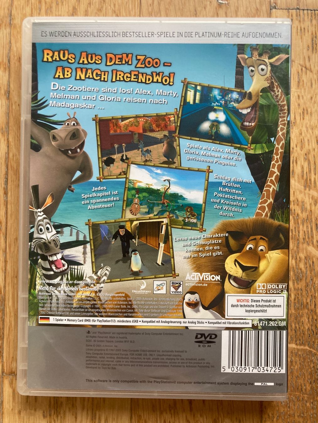 Jeux: PS2 Spiel - Madagascar – D'occasion à Anglikon par pap_8k9v 1