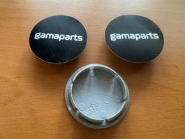 3x Gamaparts Nabendeckel Radnabenkappen - gebraucht