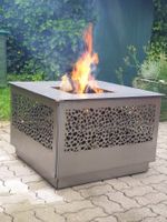 Feuerschale mit Grillplatte, fahrbar, JT-Design, Fabrikneu