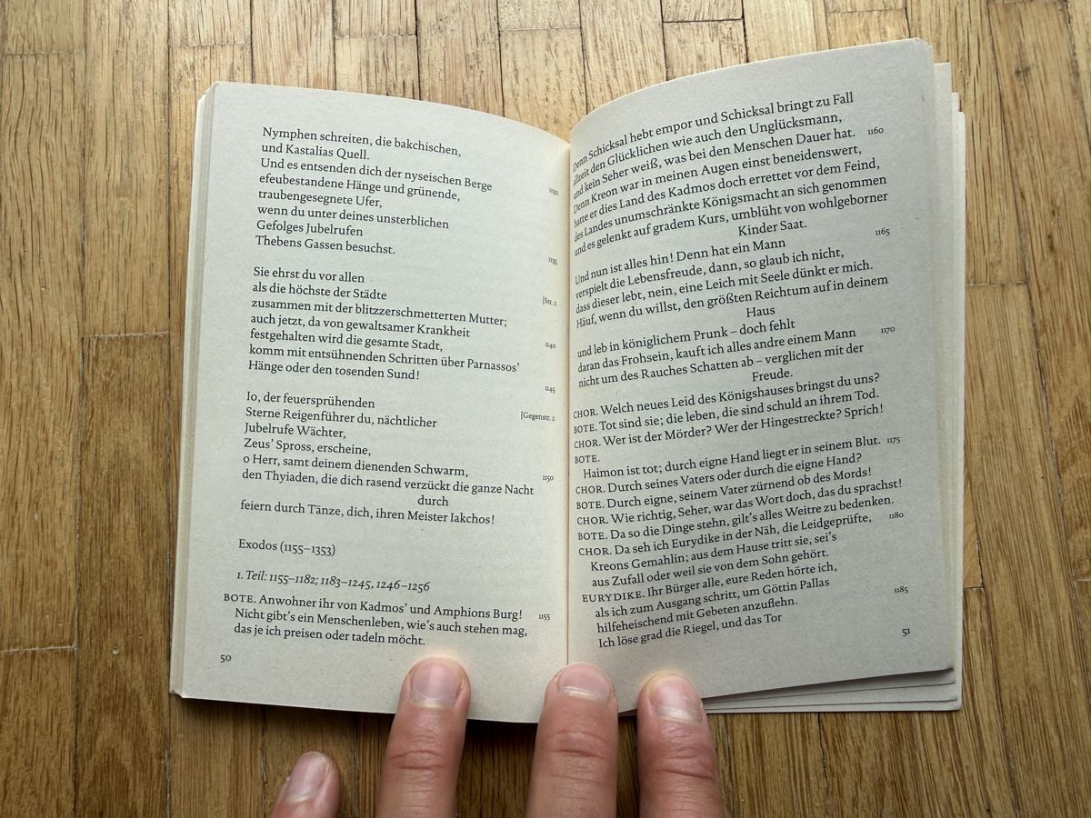 Libri: Antigone Sophokles neu – Nuovo (secondo la descrizione) da Zürich venduto da Mat1908 2